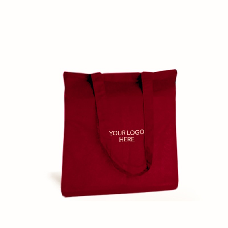 Personalised Red Cotton Shopping Bags