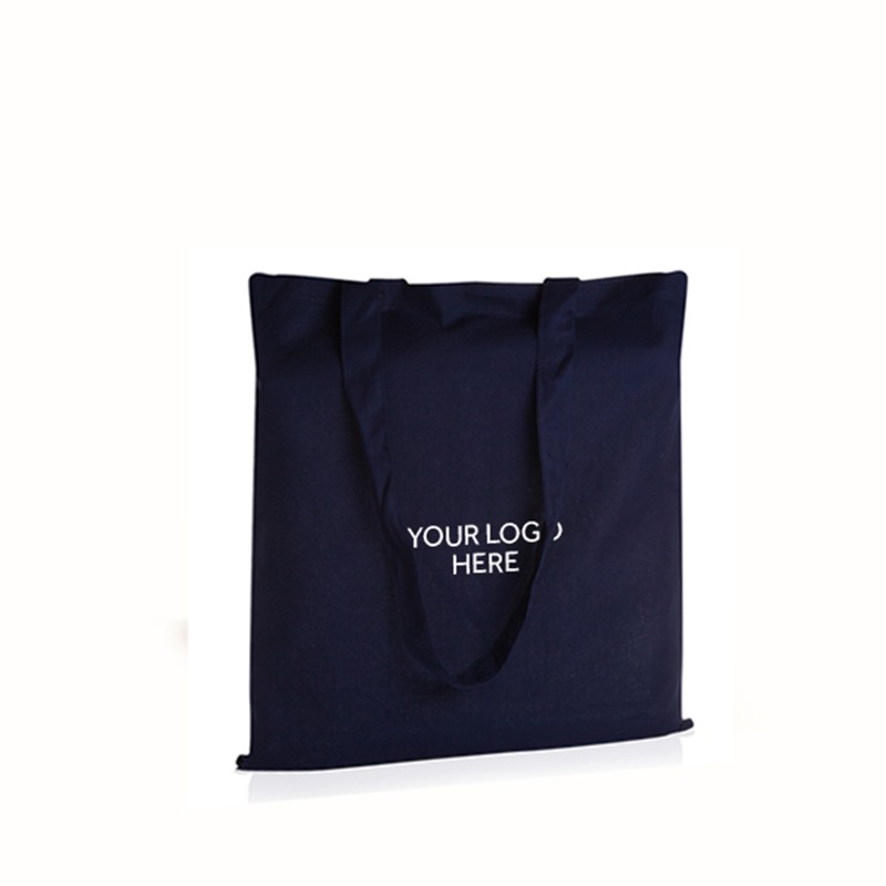 Personalised Navy Cotton Shopping Bags